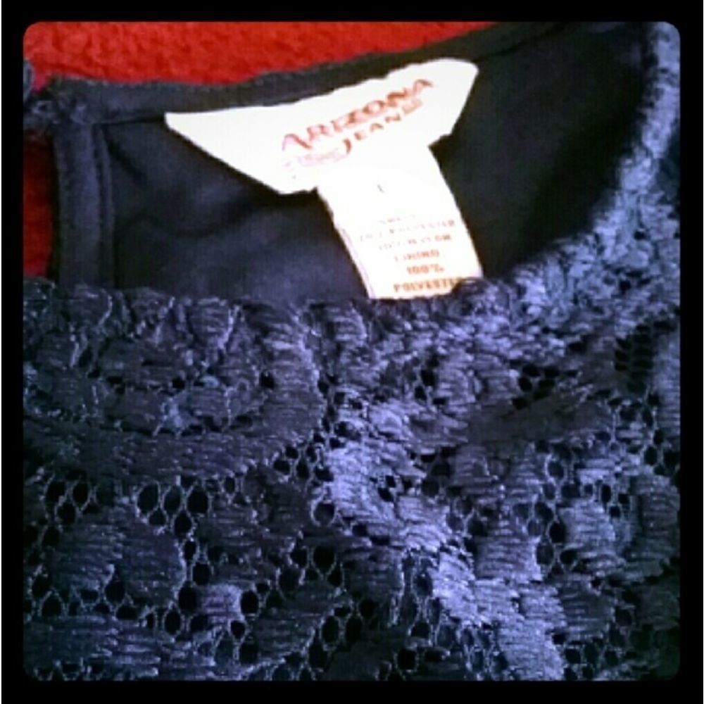 Girl blue lace top
